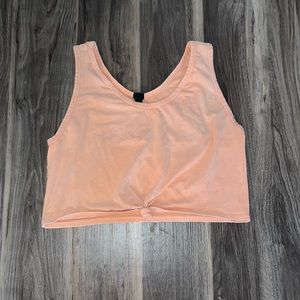 WILD FABLE—All Orange Cropped Tank Top